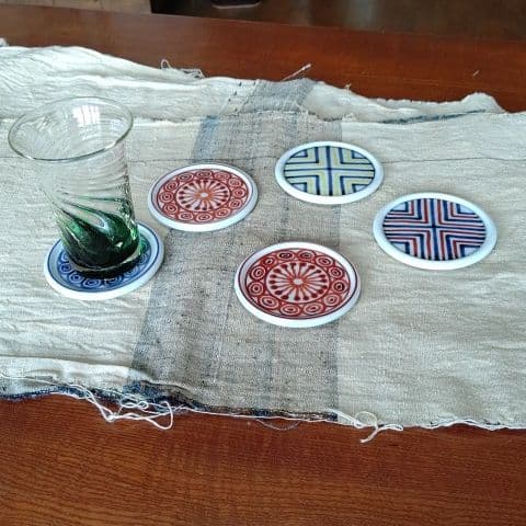 有田焼のコースター５枚です。