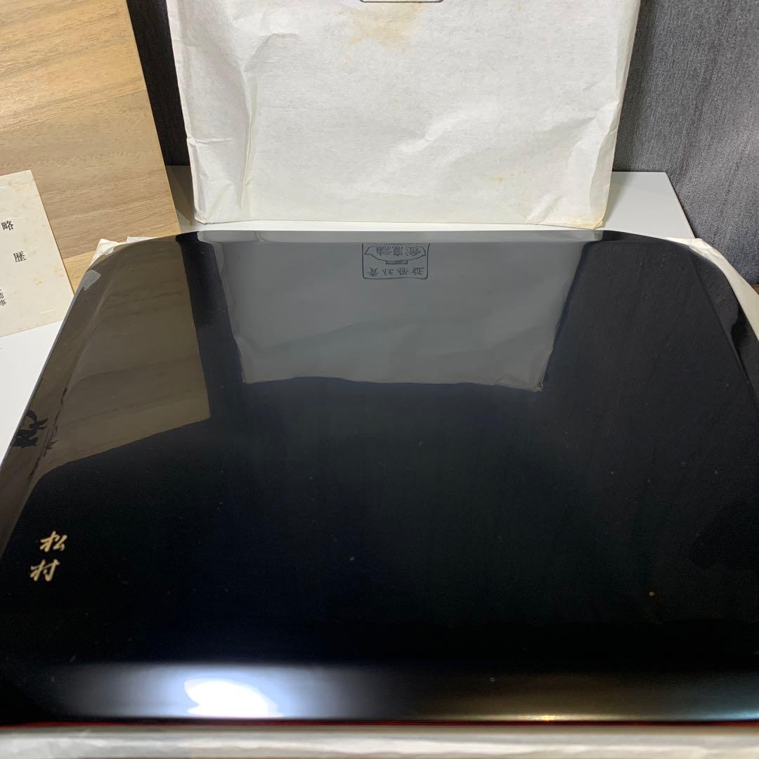 新品未使用⭐︎輪島塗　折敷　5枚揃い