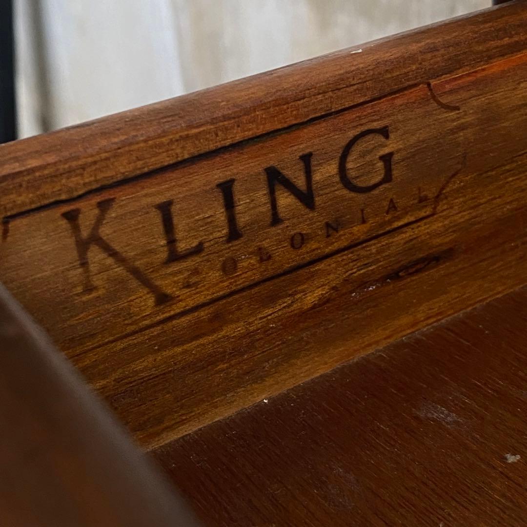 KLING COLONIAL ヴィンテージ　ローキャビネット　レトロ　宝箱