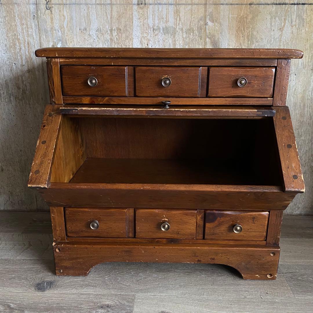 KLING COLONIAL ヴィンテージ　ローキャビネット　レトロ　宝箱