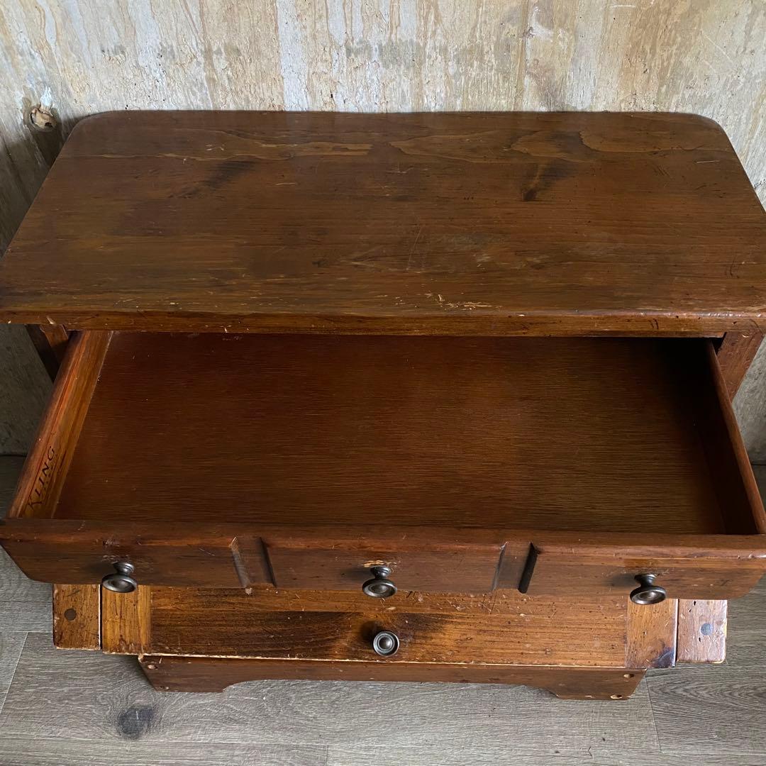 KLING COLONIAL ヴィンテージ　ローキャビネット　レトロ　宝箱