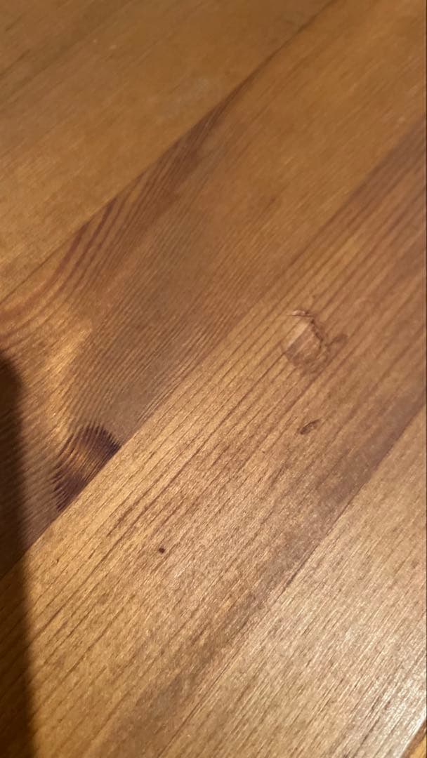 オールドパイン材カフェテーブル