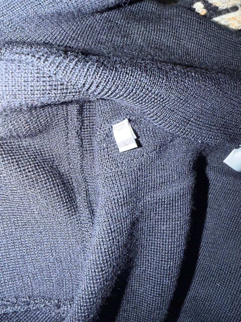 vsさまDIORニットカーディガン トラックジャケット L ジップアップブルゾン