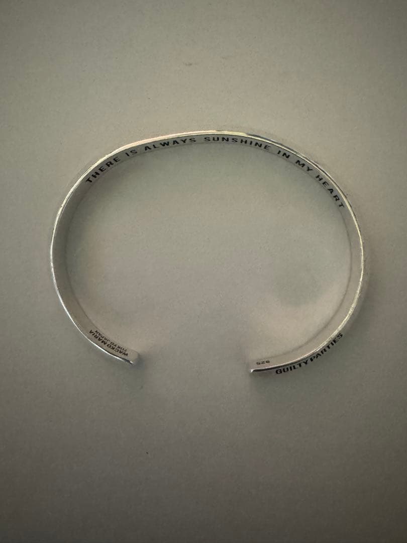 ワコマリア GUILTY PARTIES シルバーバングル