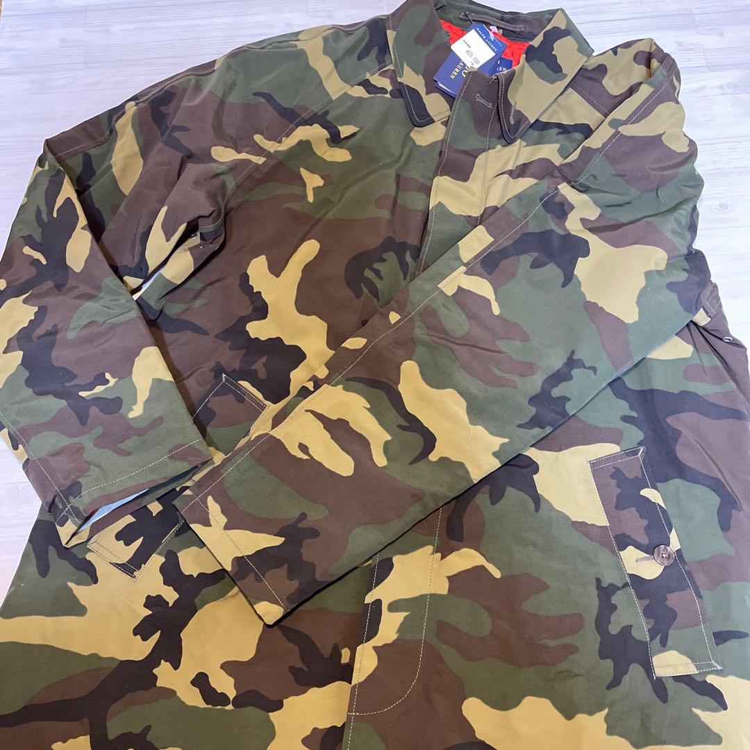 [Ralph Lauren] ポロラルフローレン ステンカラーコート 迷彩