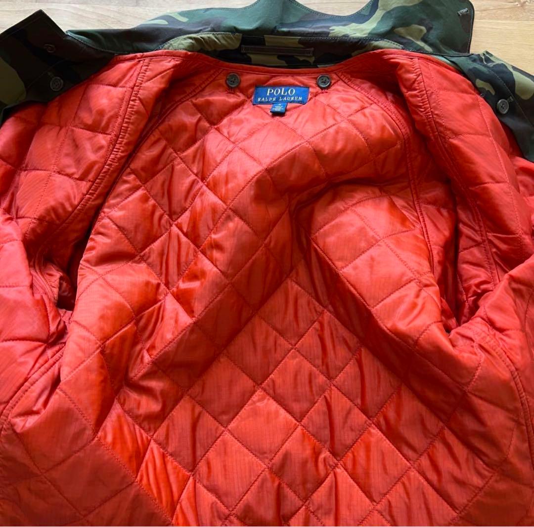 [Ralph Lauren] ポロラルフローレン ステンカラーコート 迷彩