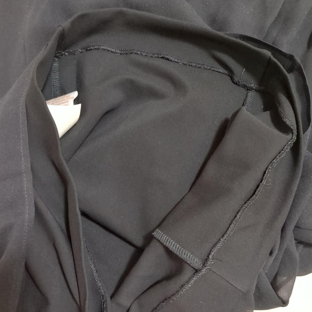 【美品】GUCCI 膝丈ワンピース ベルト付き ブラック　XS　細身