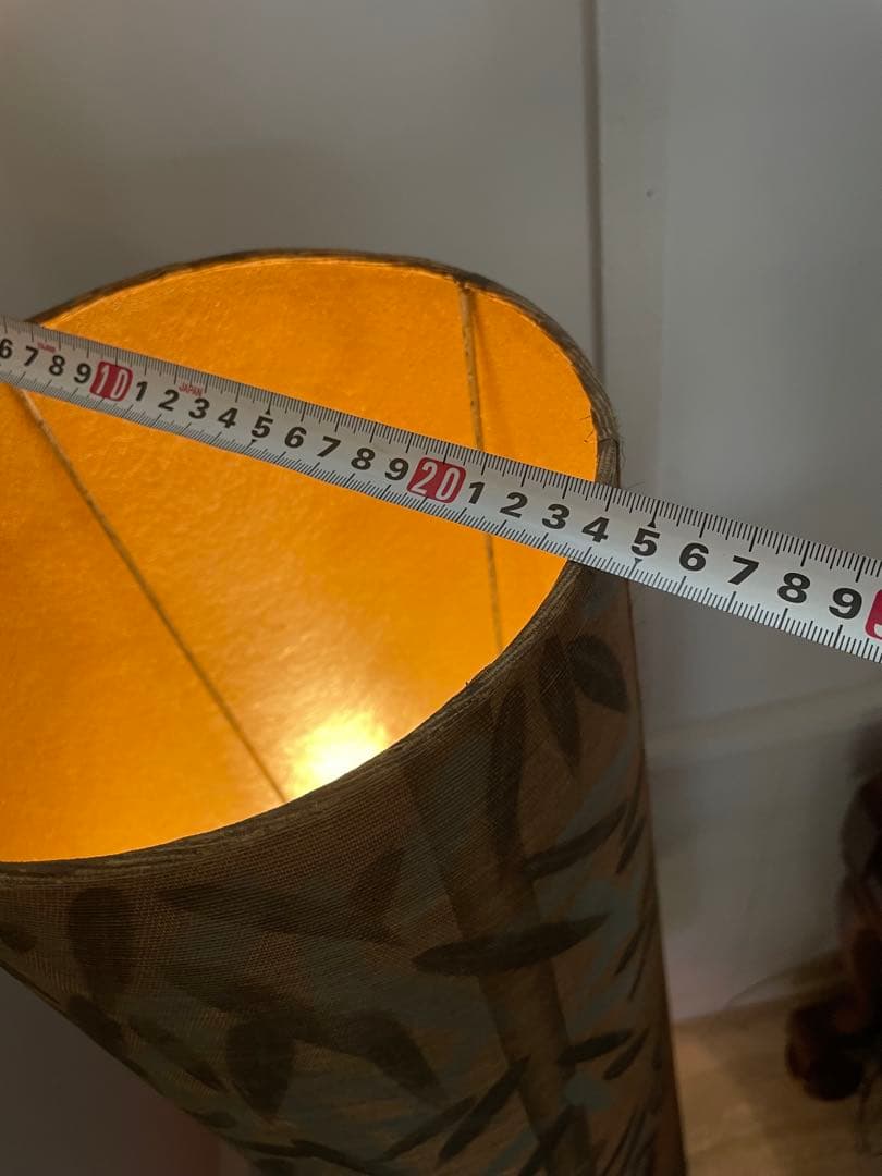 昭和レトロ 竹柄 フロアランプ 和モダン 間接照明 高さ140cm
