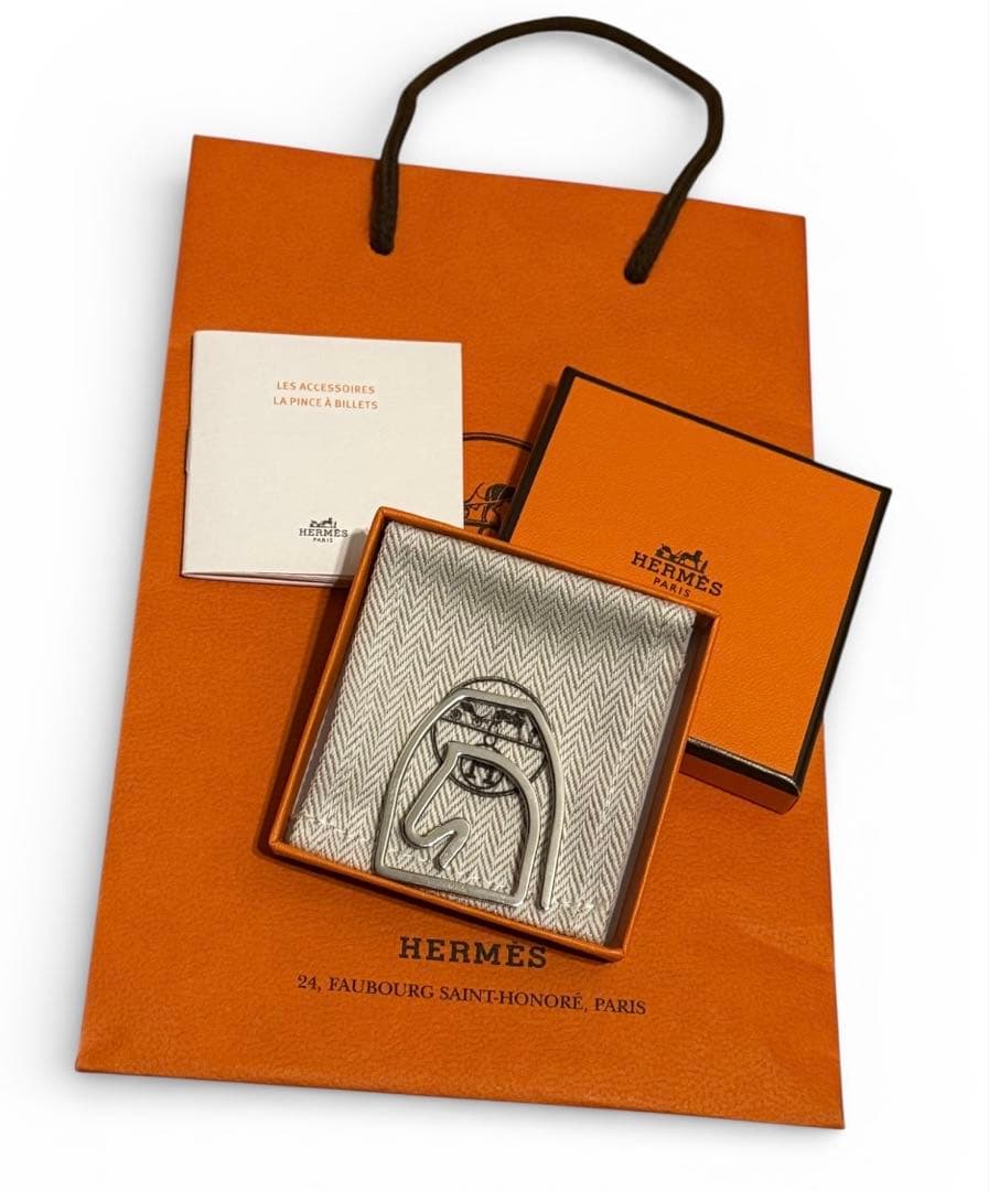 新品・未使用　HERMES(エルメス)のマネークリップ 《エケストル》