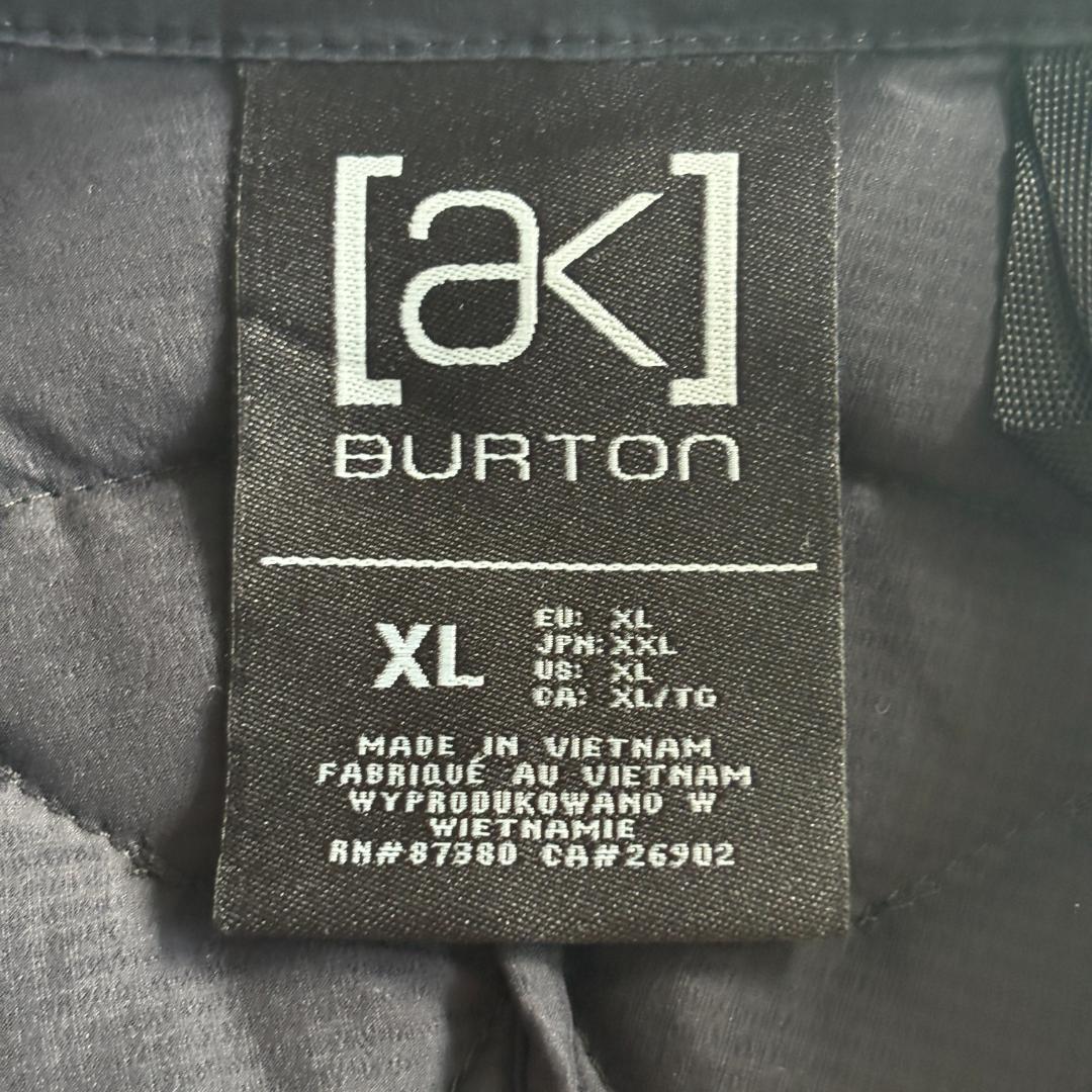 BURTON ak バートン ベイカーインサレーター ジャケット ブラック XL