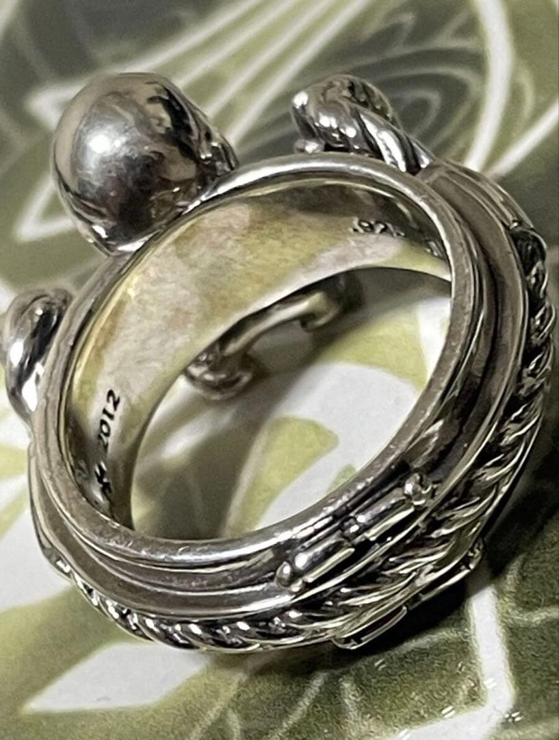 クロムハーツフォティハリスティーターケーブルリング14号シルバー925