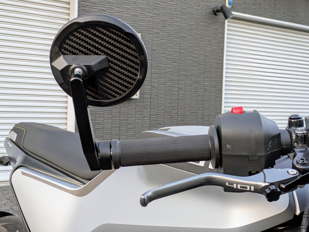 ハスクバーナ ヴィットピレン401専用 カーボン バーエンドミラー新品未使用