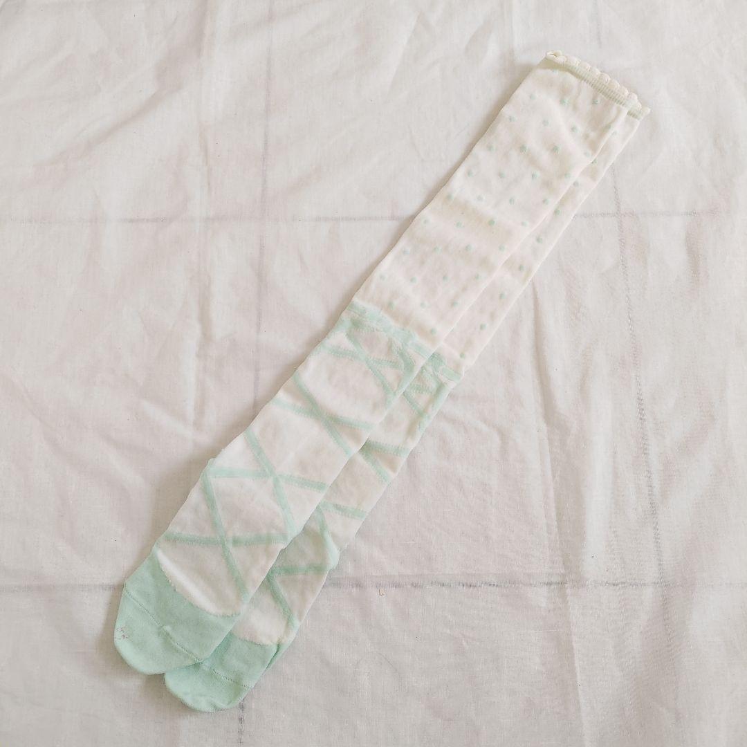 Angelic Pretty✦トゥシューズ風オーバーニーソックス✦ミント