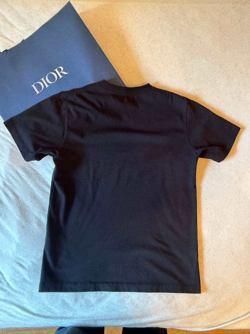 Dior ロゴ入り ブラック Tシャツ