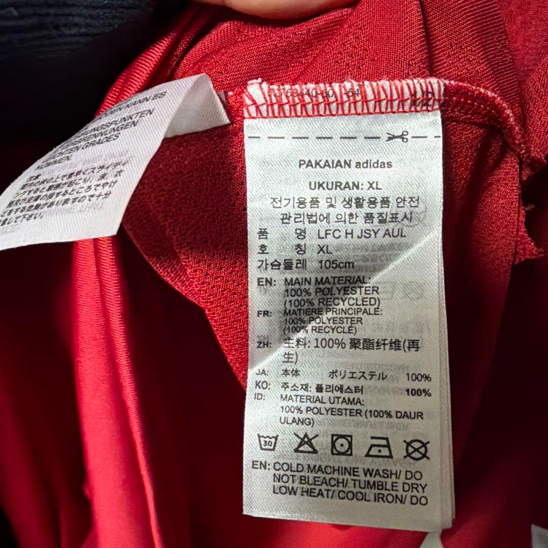 リバプール　25/26オーセンティック長袖ユニフォーム　ホーム2XL