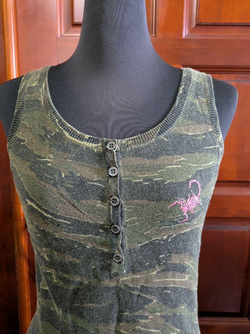 希少✨️ヒステリックグラマー 迷彩タンクトップ