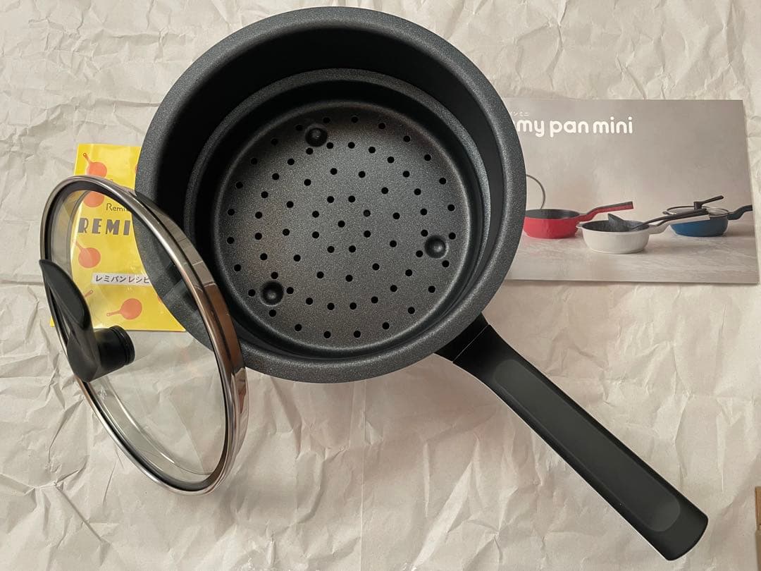 REMY レミパンミニ　スチーマーセット　かさなるスチーマー　新品