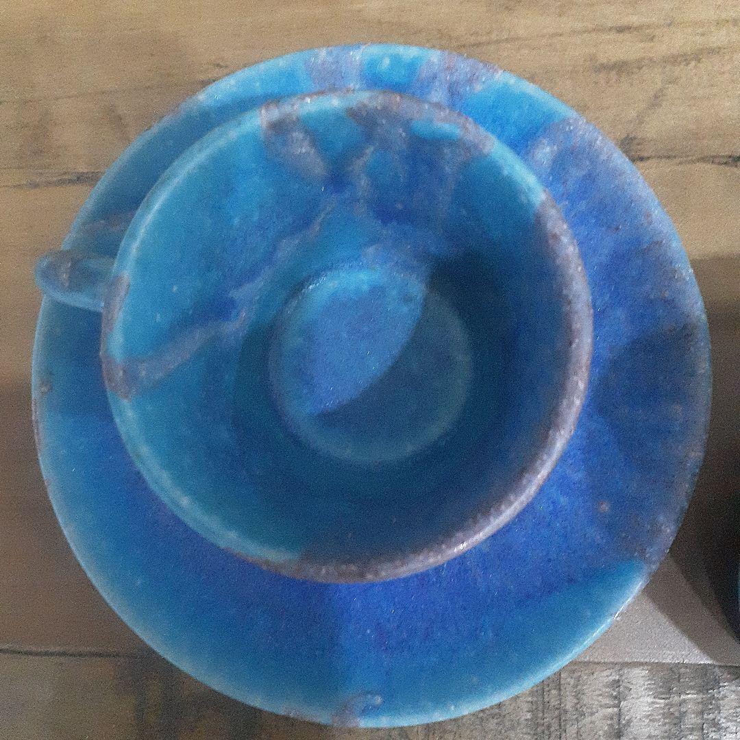 ターコイズブルー 焼き物 陶器 セット