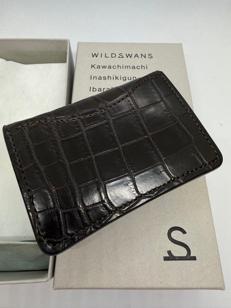 【限定品】WILD SWANS クロコ　タング　ほぼ未使用