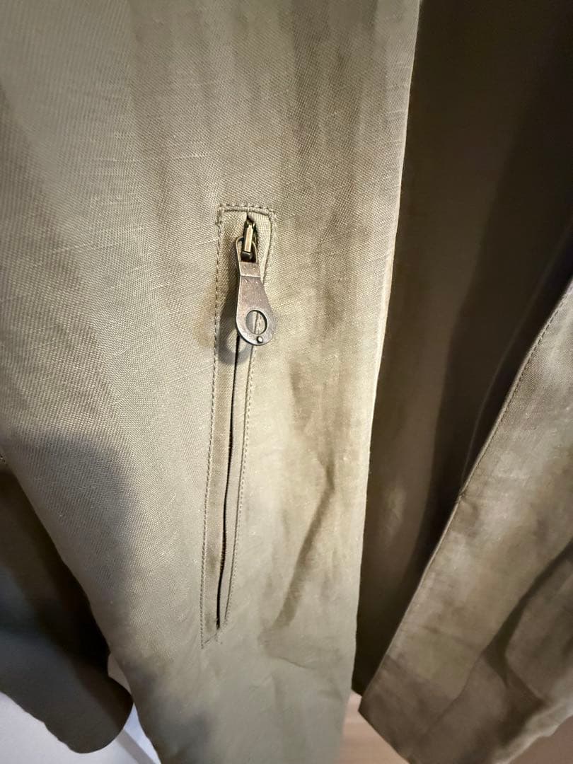 ジョルジオアルマーニ　ハーフコート　トレンチコート　50 タグ付き　比翼