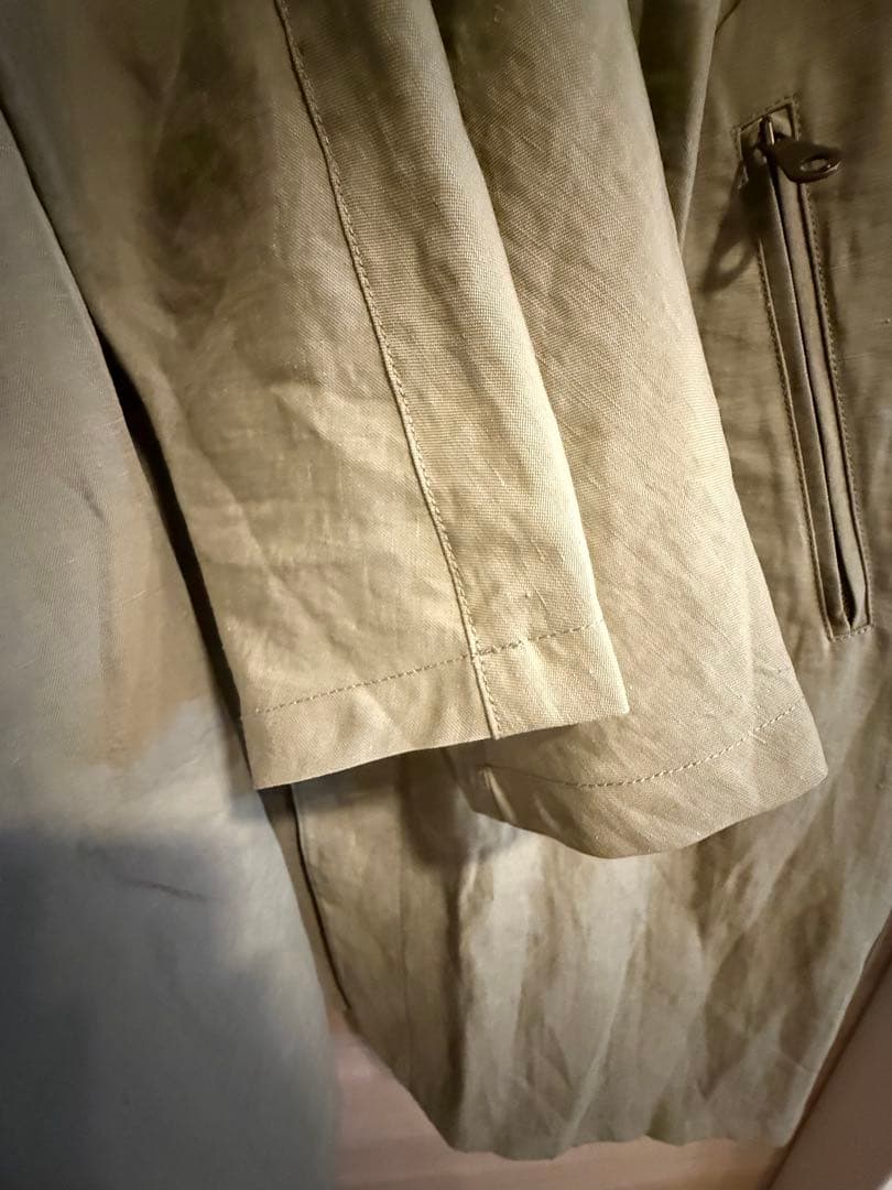 ジョルジオアルマーニ　ハーフコート　トレンチコート　50 タグ付き　比翼