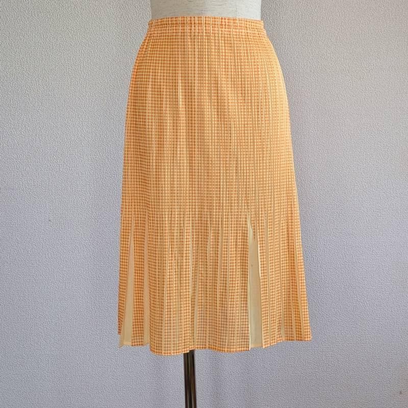 イッセイミヤケ◆PLEATS PLEASE◆スカート◆ひざ丈◆♯2(7221)