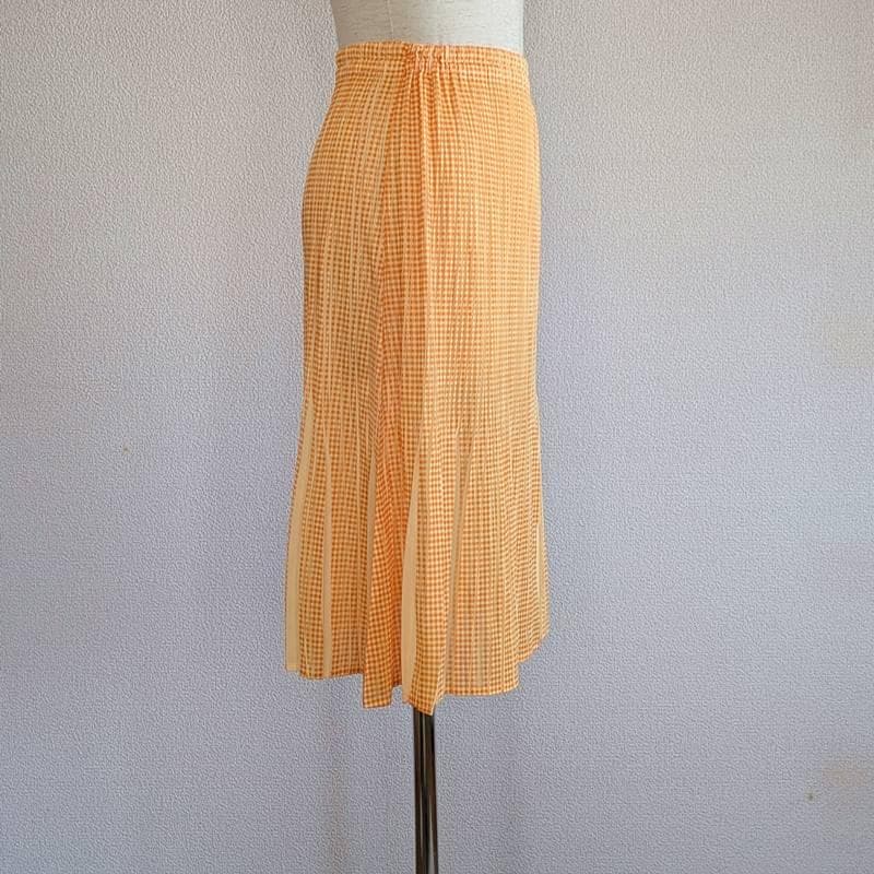 イッセイミヤケ◆PLEATS PLEASE◆スカート◆ひざ丈◆♯2(7221)