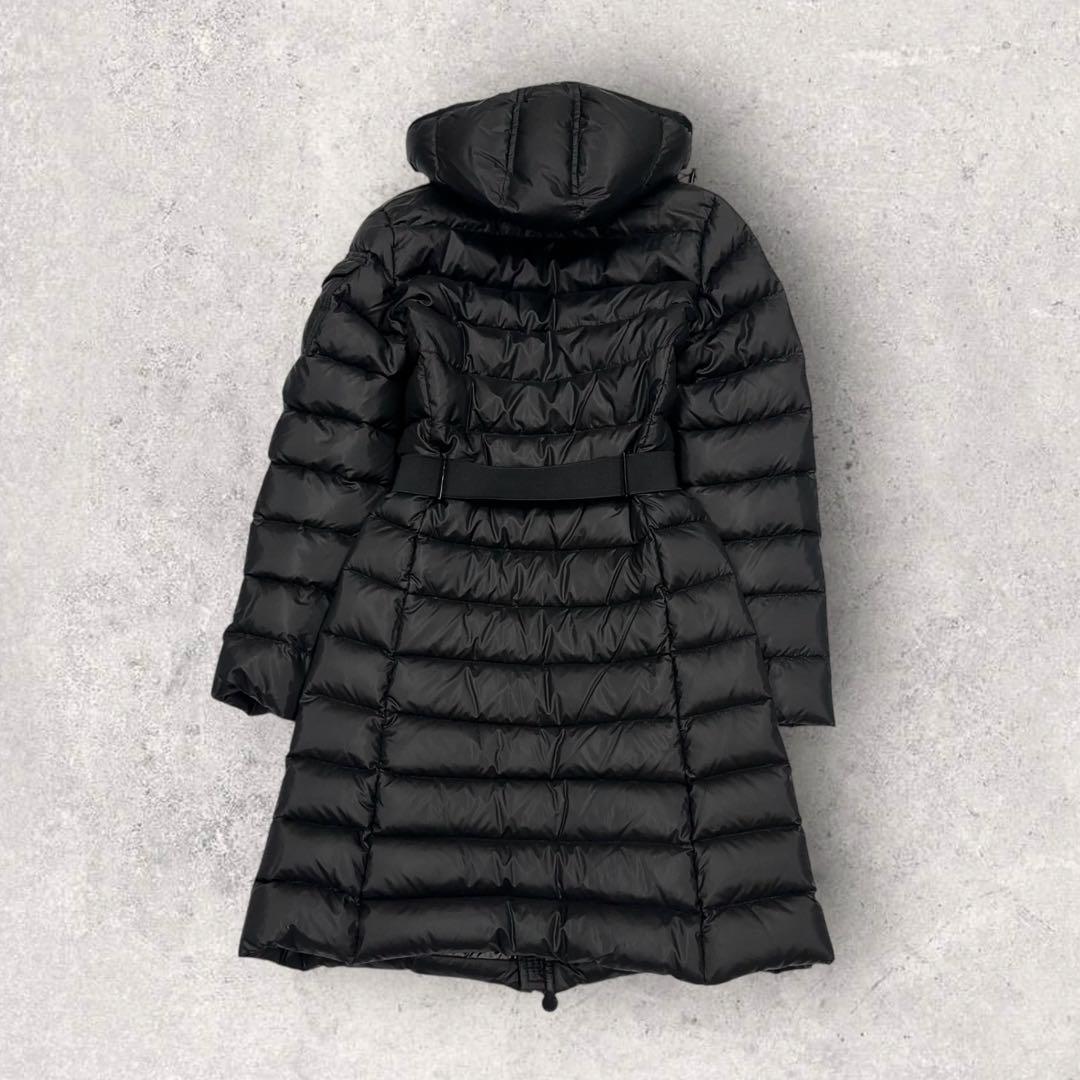 11965【美品・QR鑑定済み】モンクレール　MOKACINE ダウンコート　黒