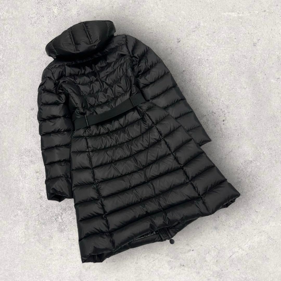 11965【美品・QR鑑定済み】モンクレール　MOKACINE ダウンコート　黒