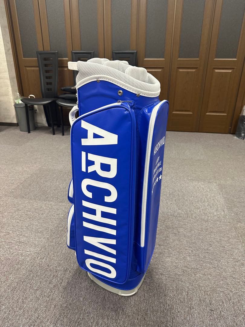 ARCHIVIO キャディバッグ 青　新品