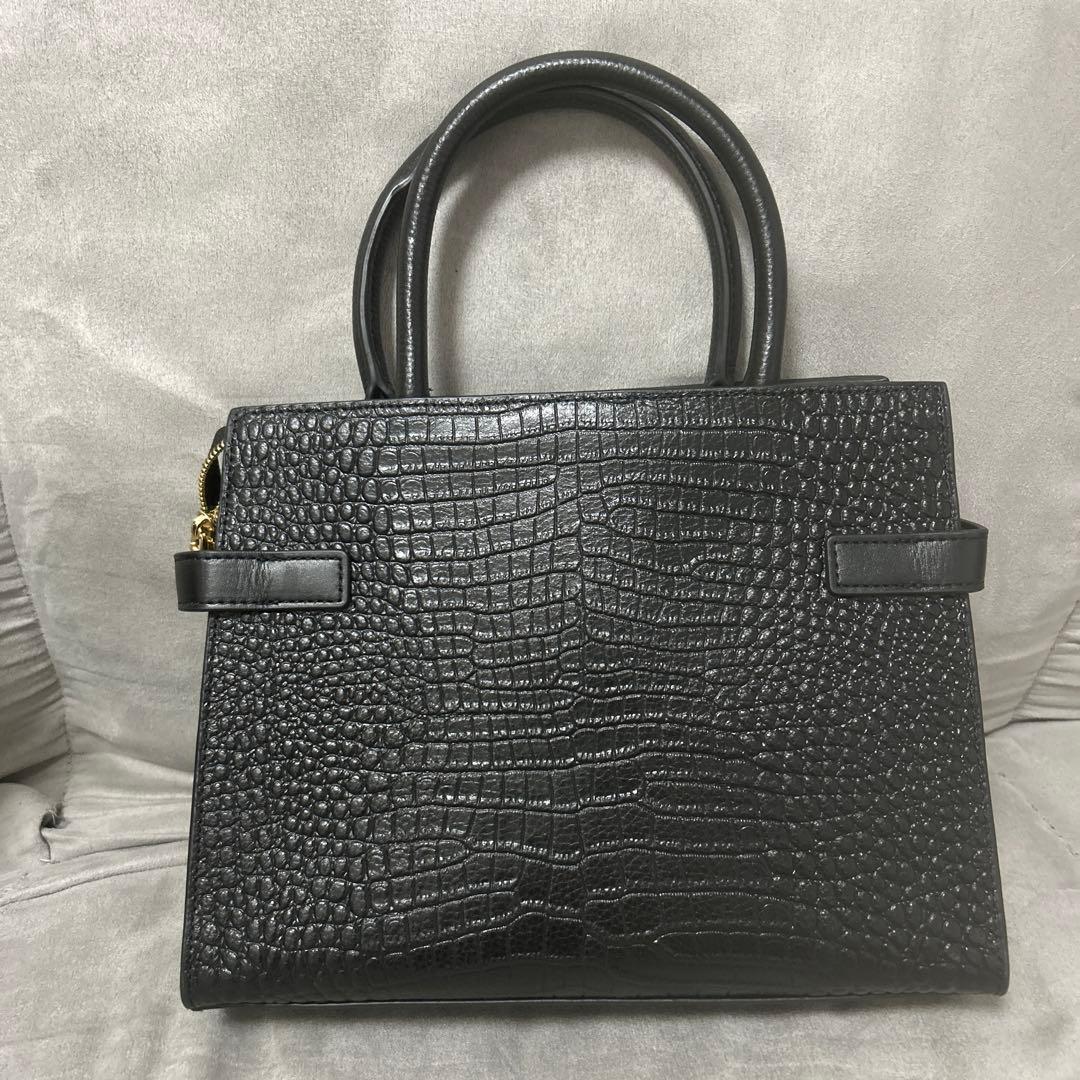 クロコダイル本革　バッグ