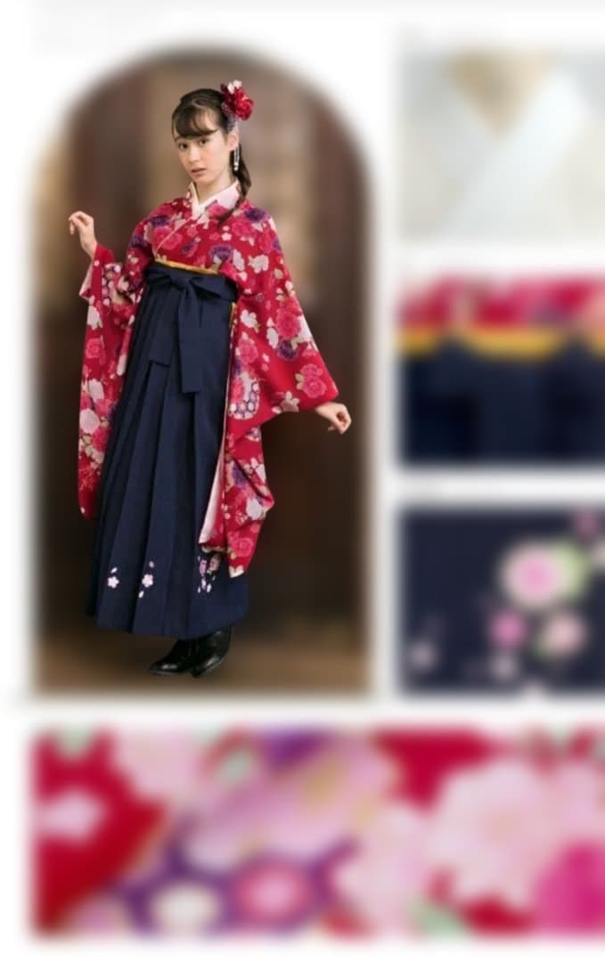 【りんご】小学校卒業式 袴 アサリナ 150cm