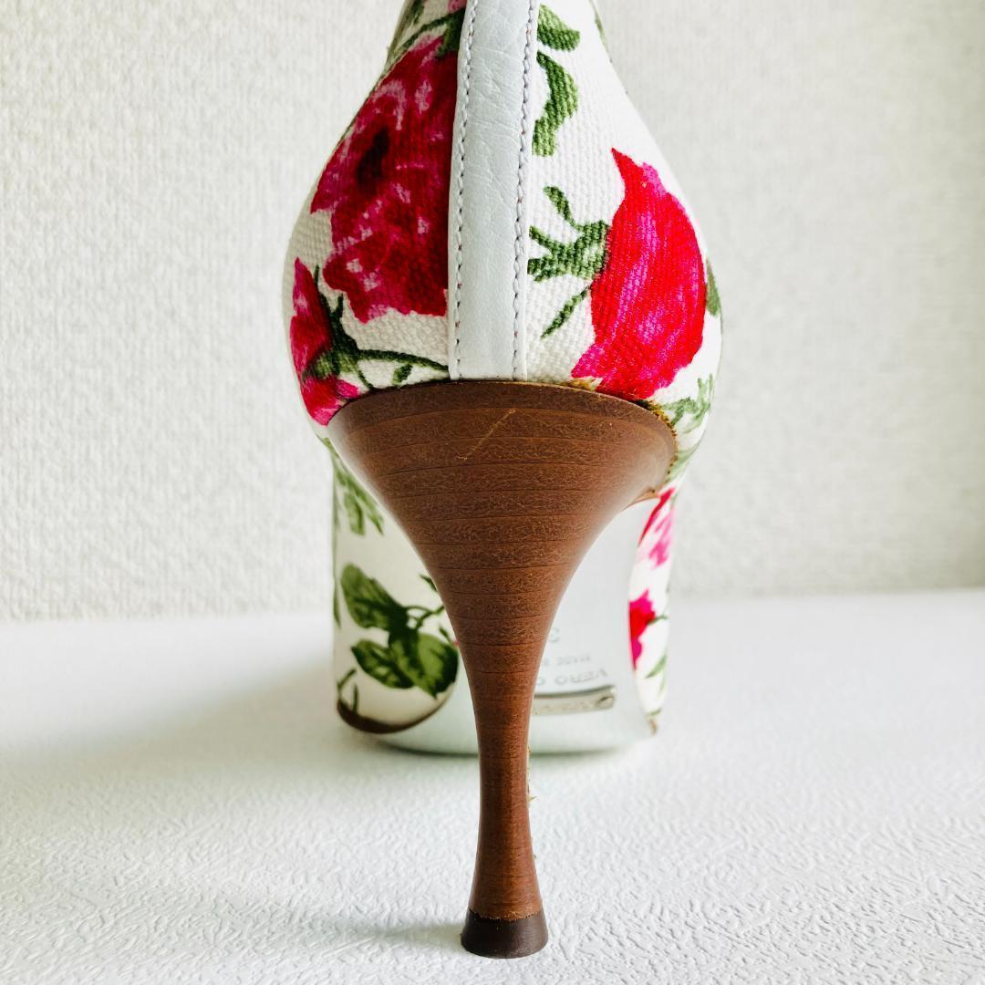 【美品】定価10.34万　ドルチェアンドガッバーナ　イタリア製　フローラルローズ