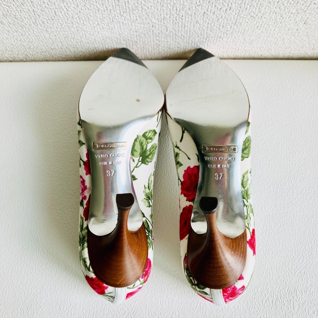 【美品】定価10.34万　ドルチェアンドガッバーナ　イタリア製　フローラルローズ