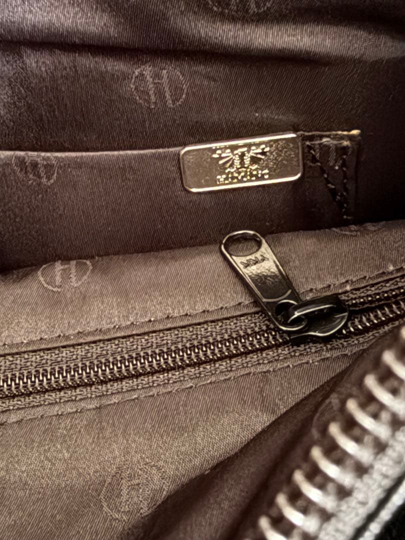 濱野皮革工藝　グレース ディライトトート ブラック✕シルバー　サナエバッグ 黒