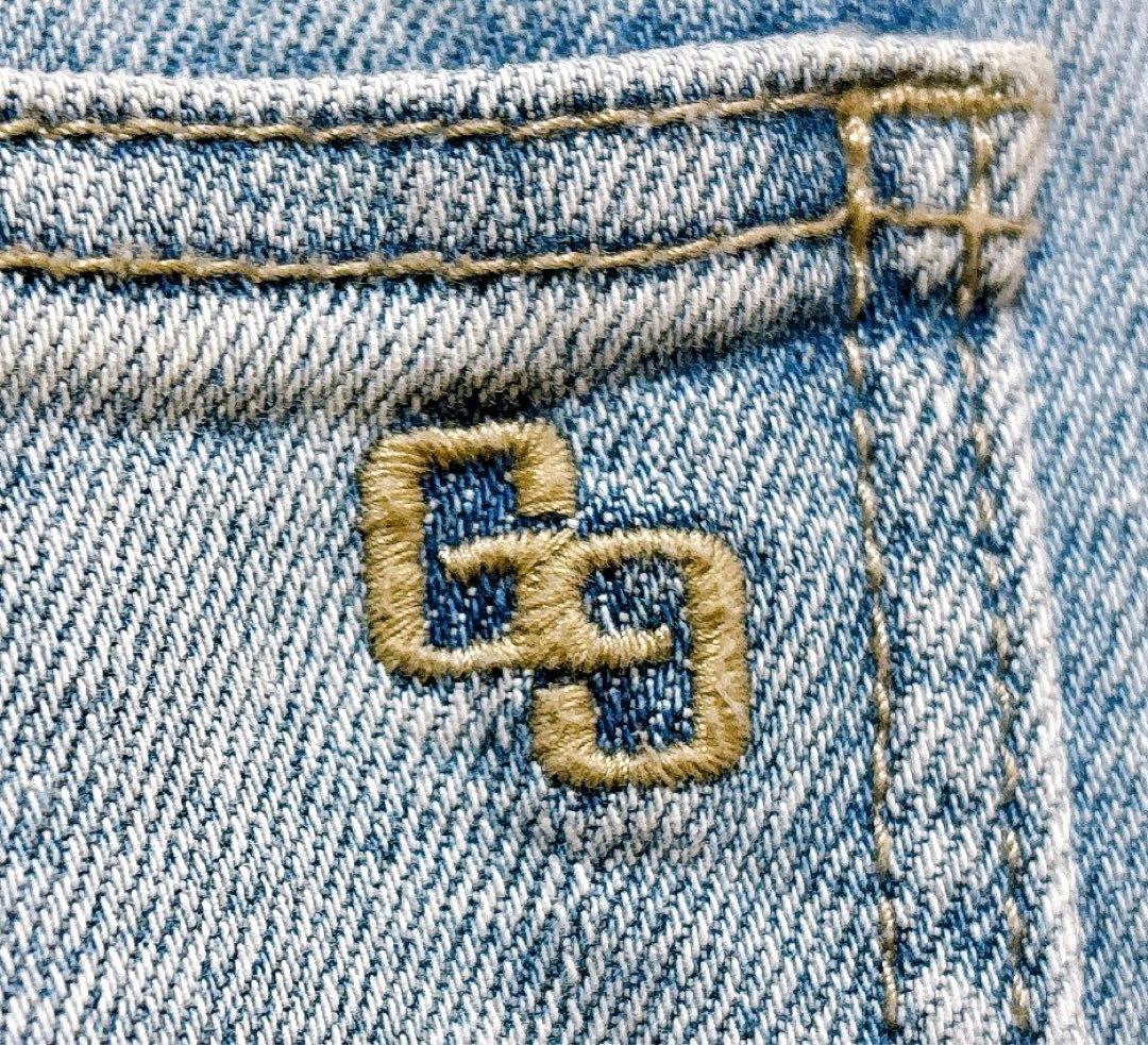 美品◎送料込み◎匿名配送◎ GYDA バックリボン デニムロンパース