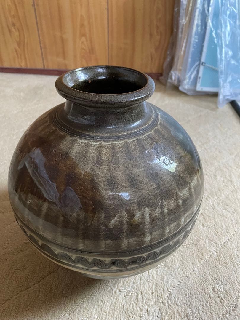 小石原焼 花瓶 壺 アンティーク