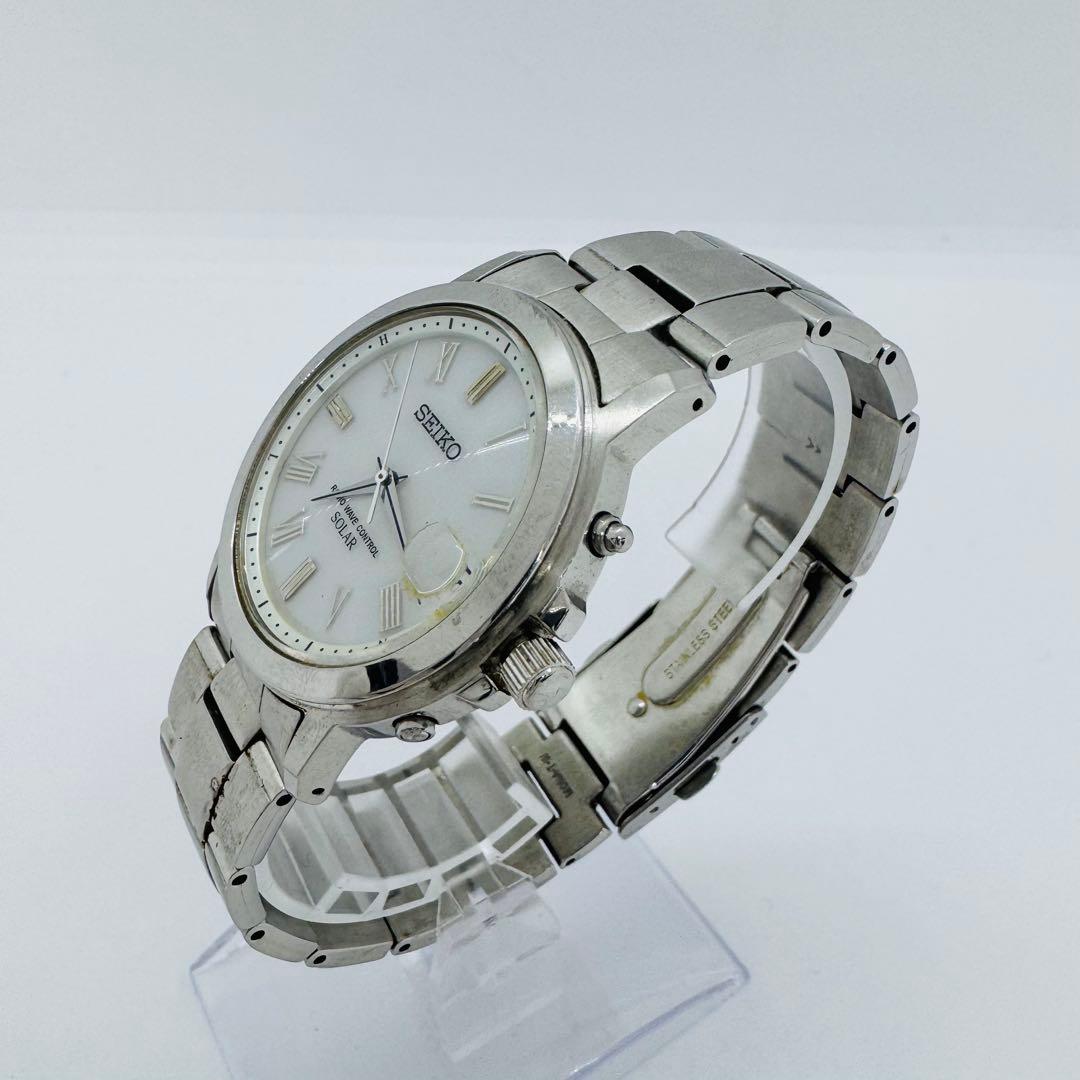 ✨SEIKO✨セイコー✨7B52-0AG0✨デイト✨ホワイト文字盤✨腕時計✨