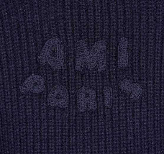 AMI PARIS セーター Vネックニット ネイビー M