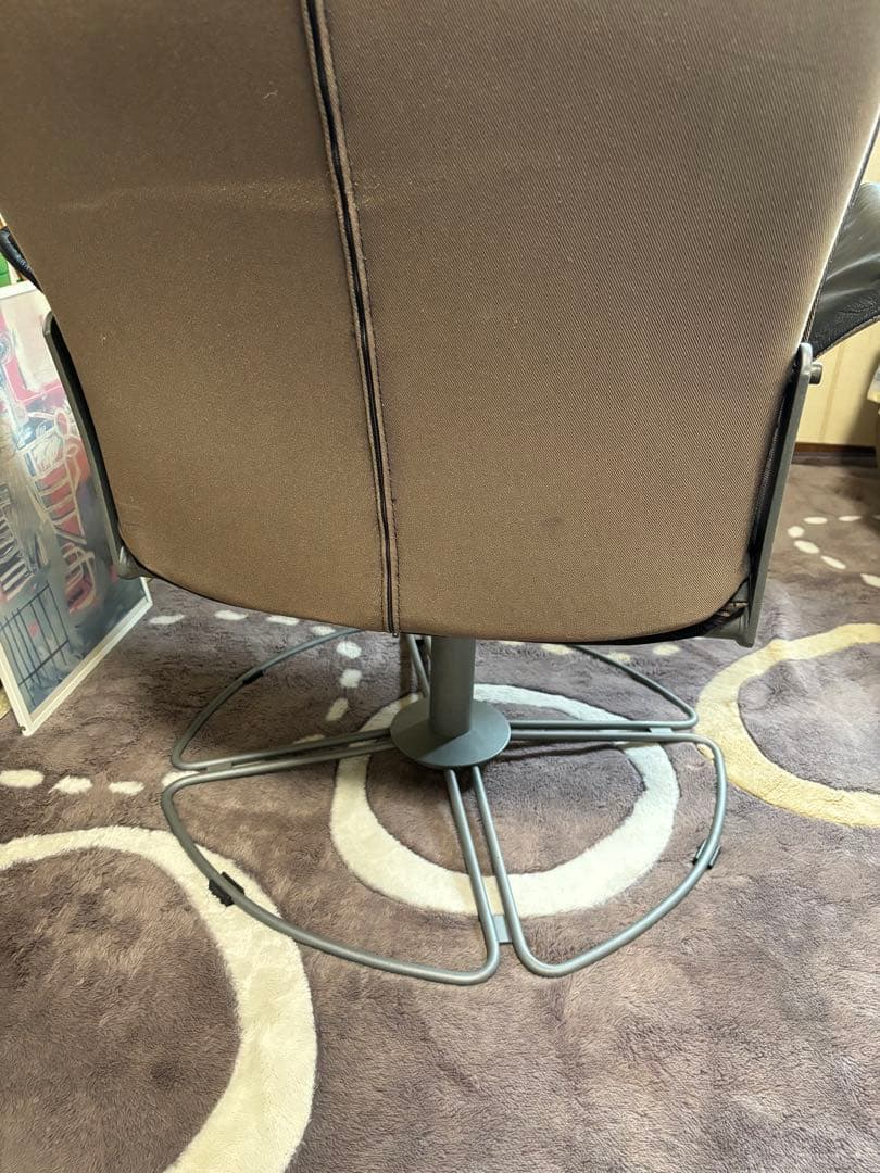 KEBE ケベ リクライニングチェア フランスベッド販売 デンマーク 本革 黒