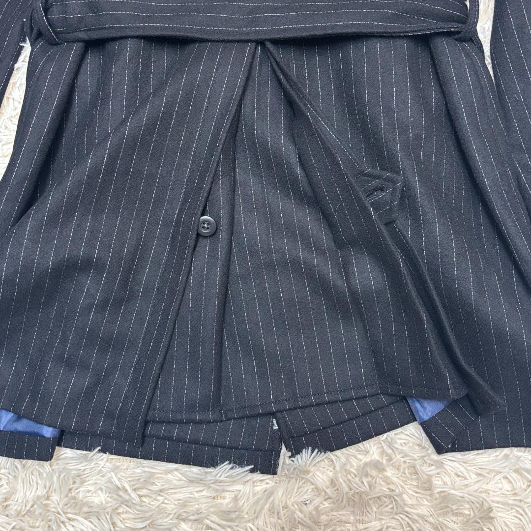 美品　RING JACKET トレンチコート ダブル　日本製　ウール　黒　ベルト