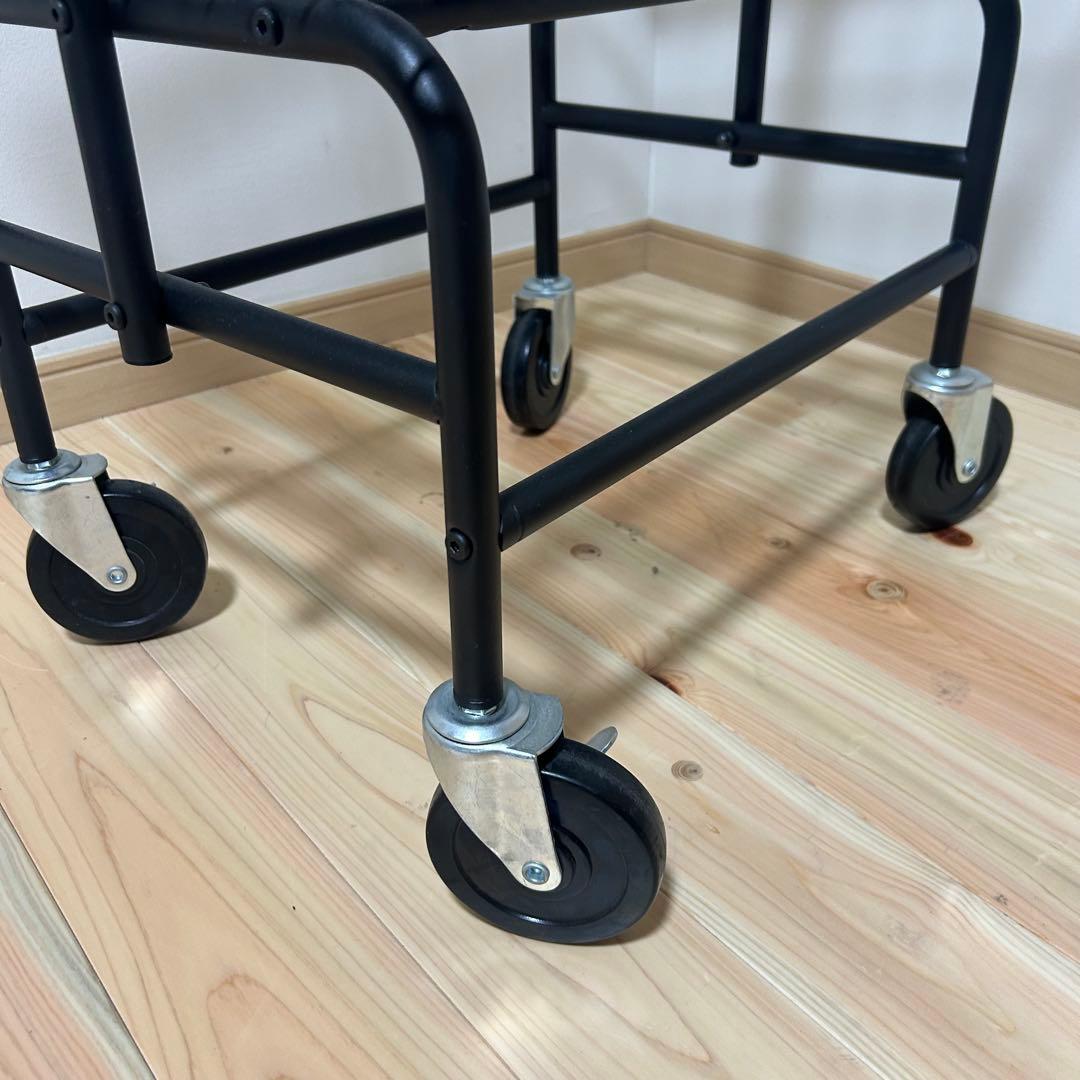 【美品】anthem ハンガーラック スチール　キャスター付き