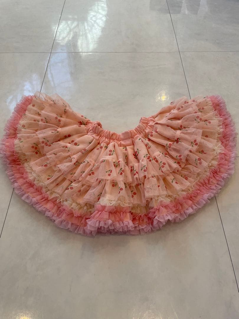 白楽☆　パンパンチュチュ　フリルスカート3点セット　Ｍサイズ
