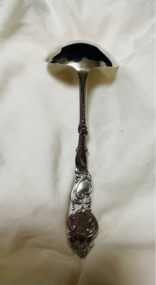 アンティーク リモージュ　大型　スープボウル　蓋付き　レードル添付