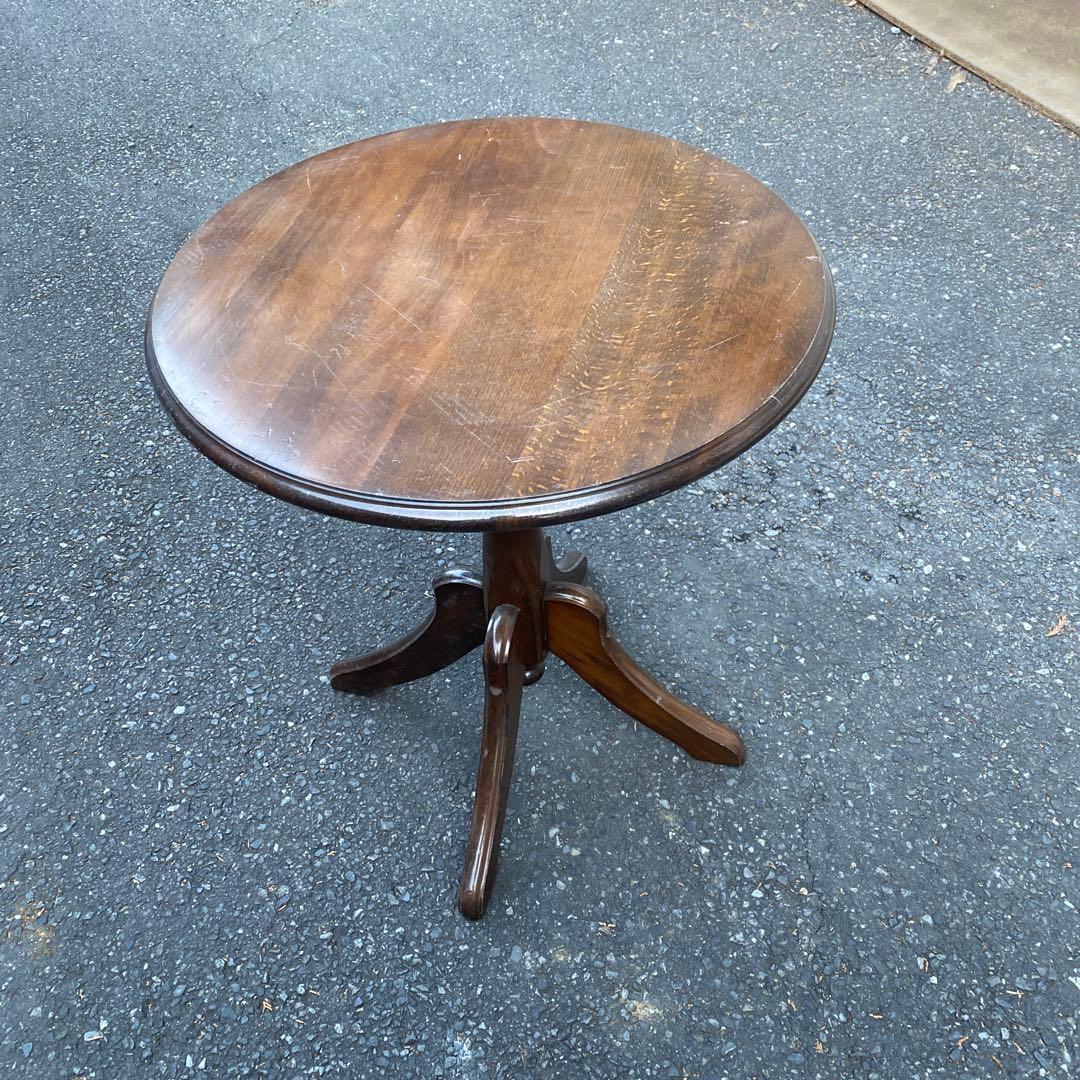 森のサーカス　丸テーブル　高さ68cm カフェ風 テーブル 円形木製