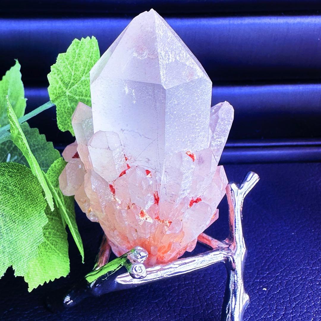 爆アレ❗️可愛いピンク♡超綺麗マダガスカル産パイナップルピンククラスターA1488