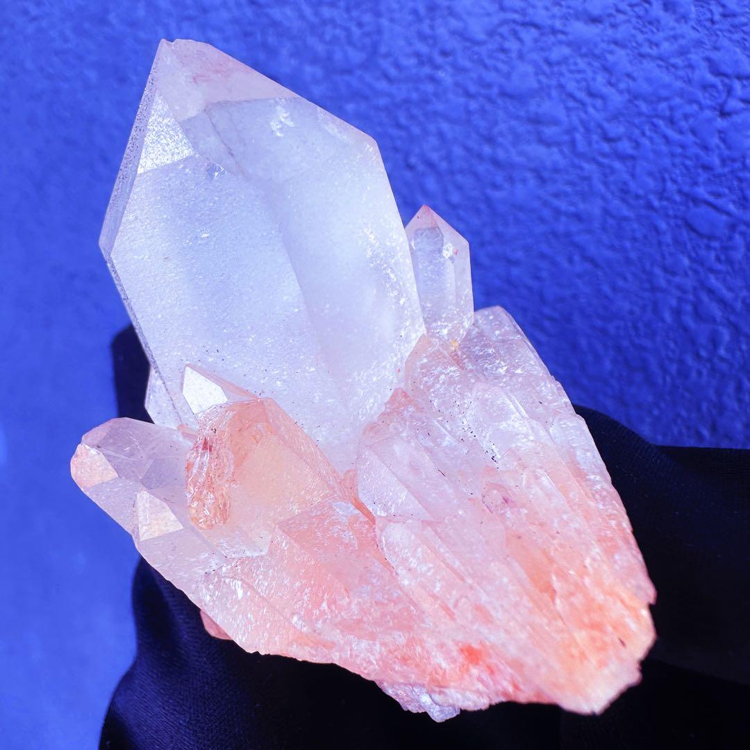 爆アレ❗️可愛いピンク♡超綺麗マダガスカル産パイナップルピンククラスターA1488