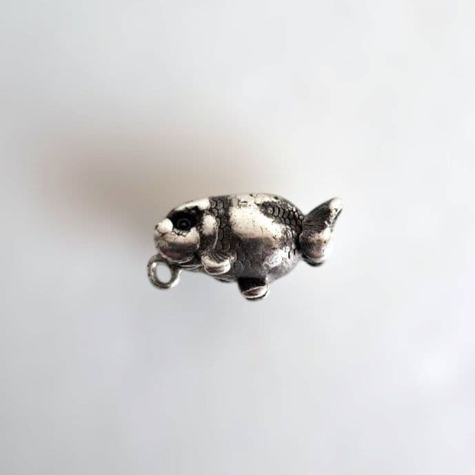 銀製　靴べら　シルバー925　蓮葉　鳳凰　金魚（ランチュウ）　アンティーク