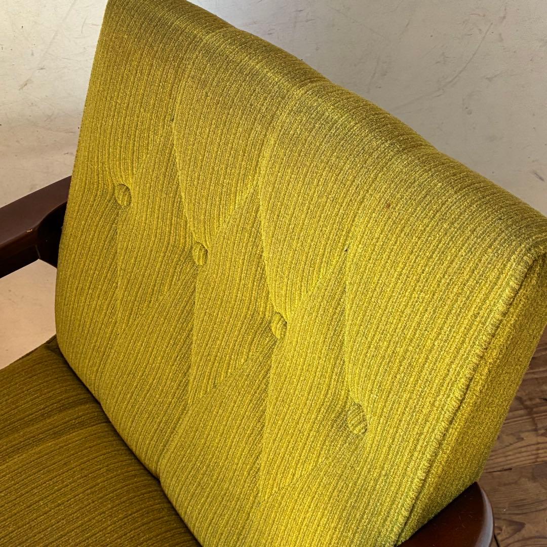 国産ヴィンテージ レトロ 1人掛けソファ ミッドセンチュリー ①