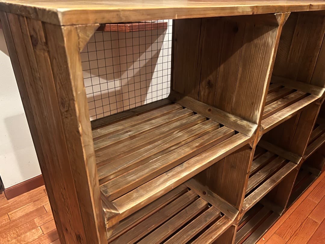 クラッシュゲート/ ノットアンティークス アネット オープンシェルフ 3列3段